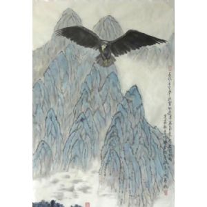 万里城国画 凭高