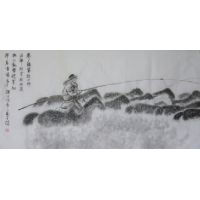 万里城国画《踏雪》 万里城国画《踏雪》